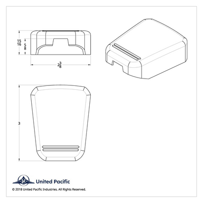 2006+ Peterbilt Diagnostic Plug Cover - Plain