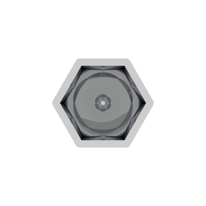 15/16" x 1 5/8" Chrome Plastic Bullet Nut Covers - Push-On (50-Pack)