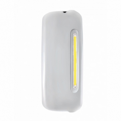 Mirror Cover With 24 Amber LED 12" GloLight For 2005+ Freightliner Century/Columbia- Passenger-Clear Lens