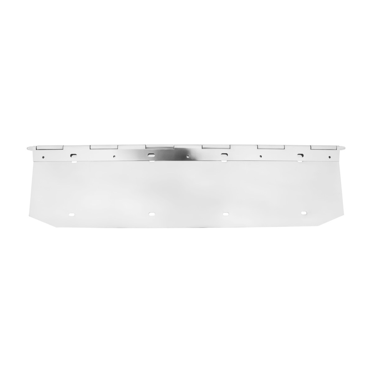 Chrome 2 License Plate Angled Holder With Hinge