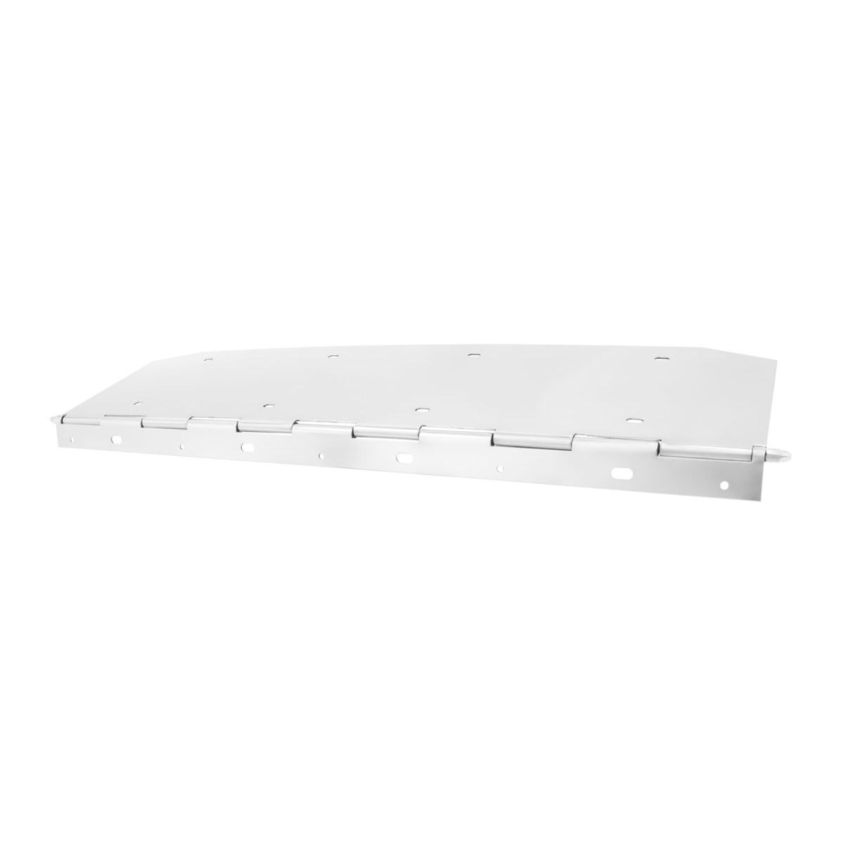 Chrome 2 License Plate Angled Holder With Hinge