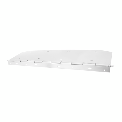 Chrome 2 License Plate Angled Holder With Hinge