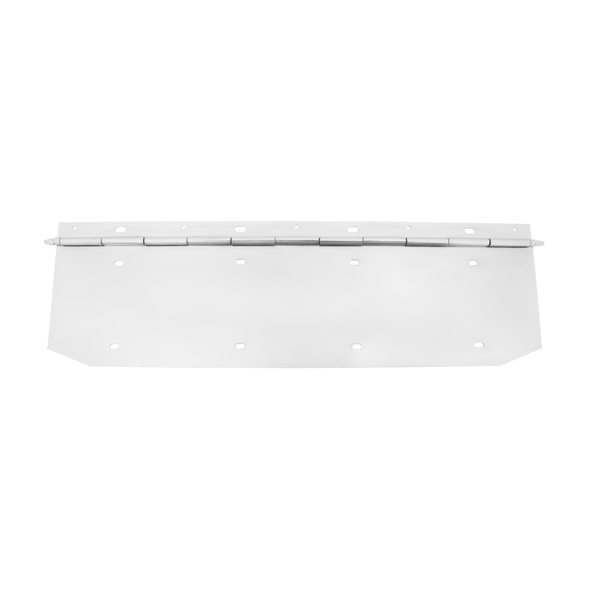 Chrome 2 License Plate Angled Holder With Hinge