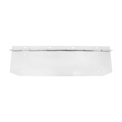 Chrome 2 License Plate Angled Holder With Hinge