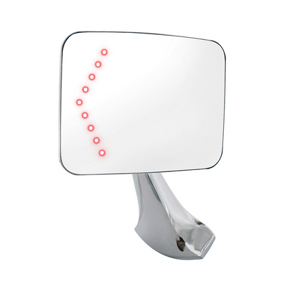 Exterior Sport Mirror With LED Turn Signal For 1970-1972 Chevy & GMC Truck - R/H