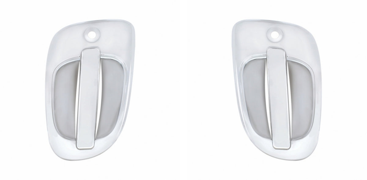 Chrome Exterior Door Handle Cover (2pcs) For Freightliner Cascadia (2008-2017) And M2 (2004+) - Driver and Passenger