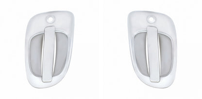 Chrome Exterior Door Handle Cover (2pcs) For Freightliner Cascadia (2008-2017) And M2 (2004+) - Driver and Passenger