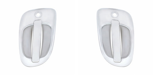 Chrome Exterior Door Handle Cover (2pcs) For Freightliner Cascadia (2008-2017) And M2 (2004+) - Driver and Passenger
