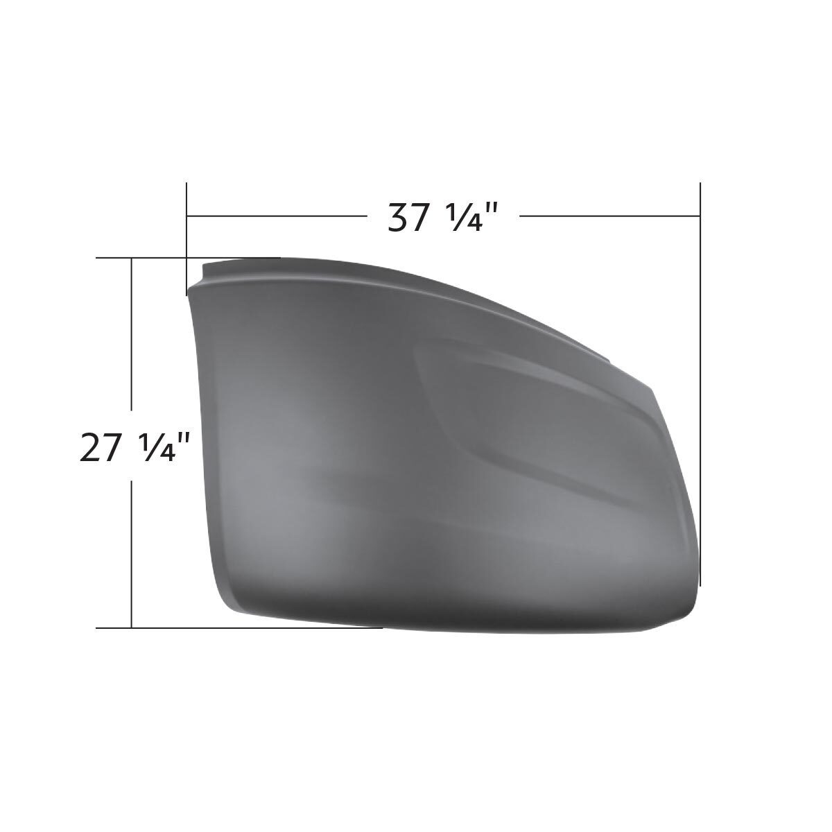Bumper Cover With Aero Holes For 2018-2026 International LT-Passenger