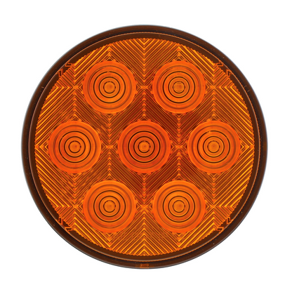 7 LED 4" Competition Series Turn Signal Light - Amber LED/Amber Lens