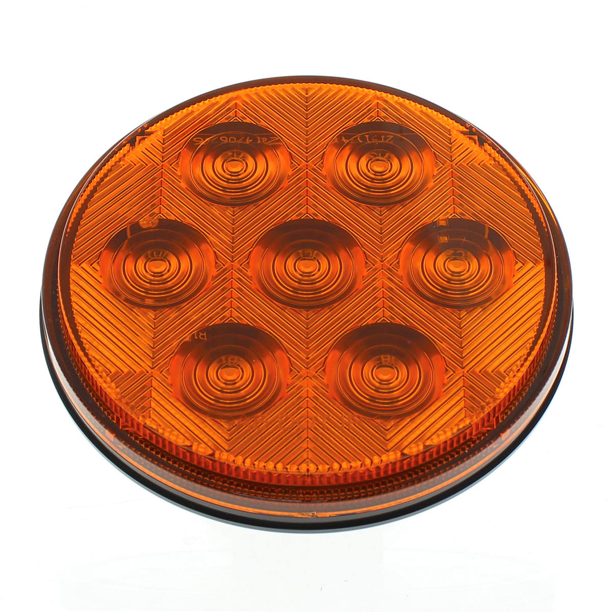 7 LED 4" Competition Series Turn Signal Light - Amber LED/Amber Lens