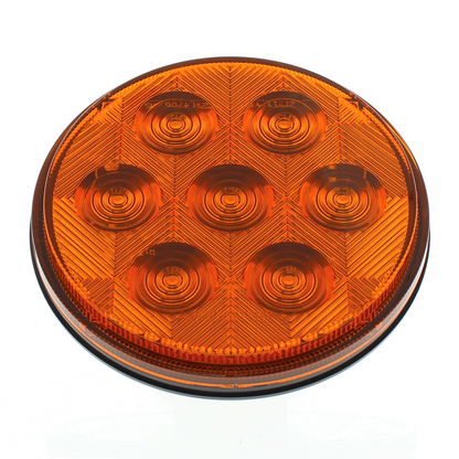 7 LED 4" Competition Series Turn Signal Light - Amber LED/Amber Lens
