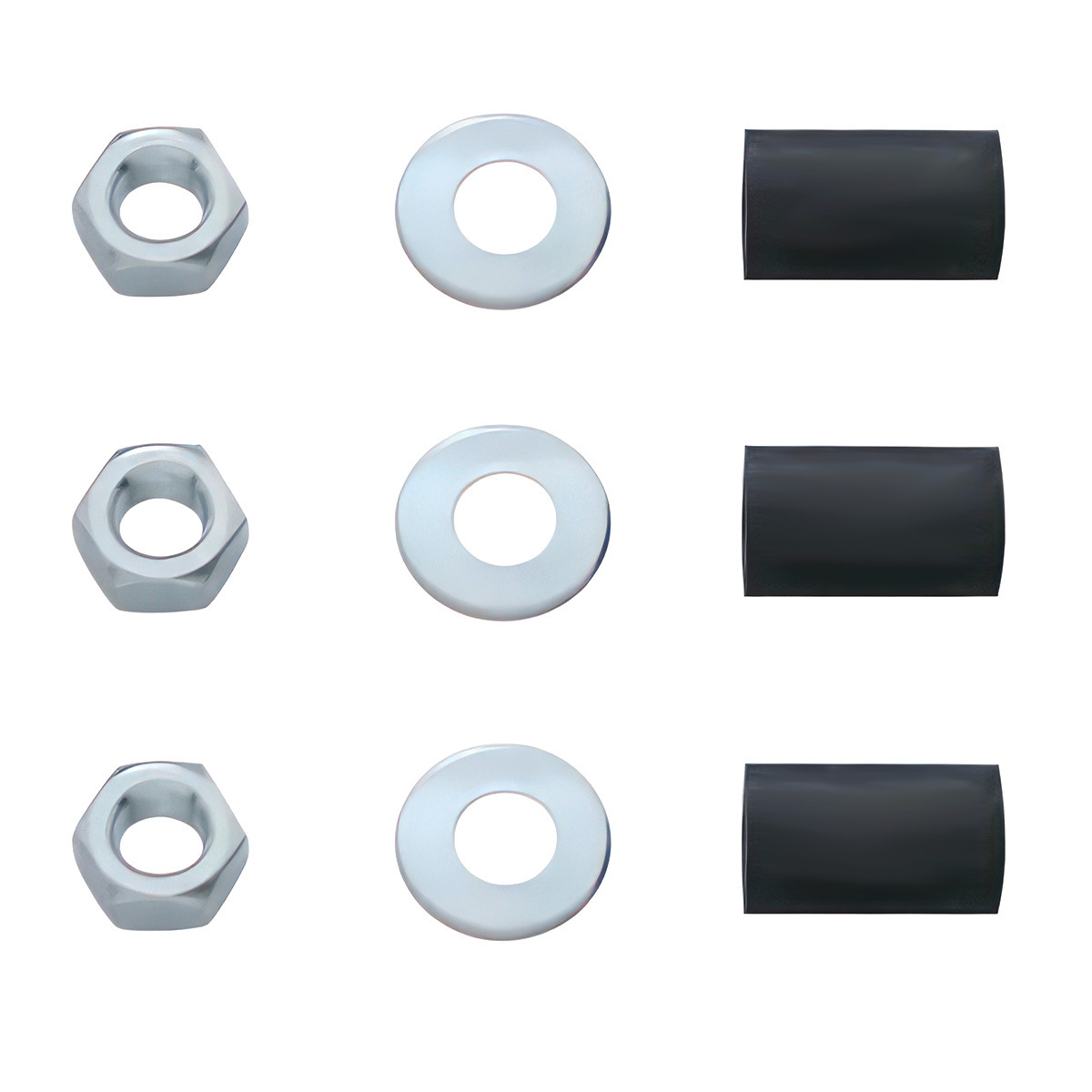 Bottom Mud Flap Plate Hardware - Welded Stud
