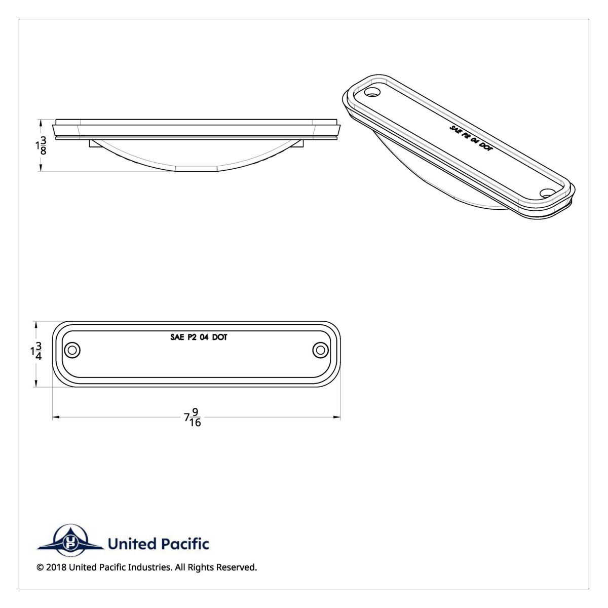 Side Marker Light With Stainless Steel Trim For 1973-80 Chevy Truck, Clear Lens