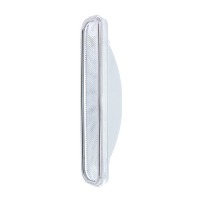 Side Marker Light With Stainless Steel Trim For 1973-80 Chevy Truck, Clear Lens