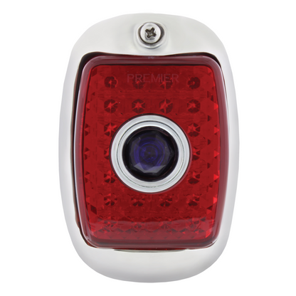23 LED Tail Light Assembly With 6 LED LP Light, Black Housing, & Blue Dot For 1940-53 Chevy & GMC Truck - L/H