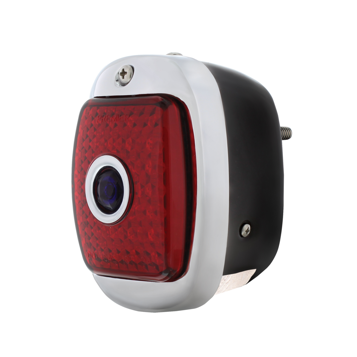 23 LED Tail Light Assembly With 6 LED LP Light, Black Housing, & Blue Dot For 1940-53 Chevy & GMC Truck - L/H