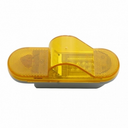 28 LED Mid-Trailer Turn Signal Light - Amber LED/Amber Lens (Bulk)