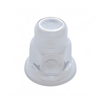 32mm x 2" Chrome Steel Tall Nut Covers With Flange (10-Pack)