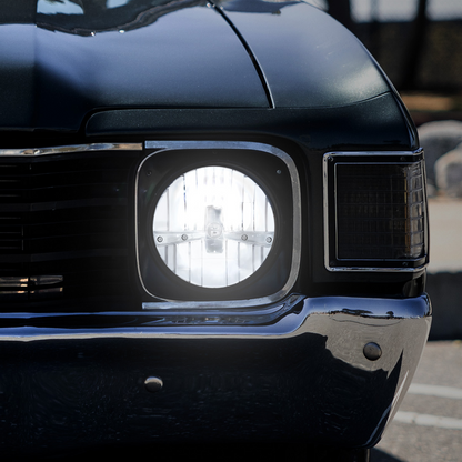 ULTRALIT - 5 High Power LED 7" Dual Function Headlight - Chrome