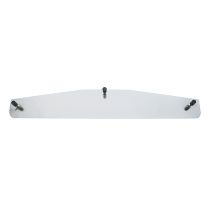 3" X 18" Chrome Standard Bottom Mud Flap Plate - Welded Stud