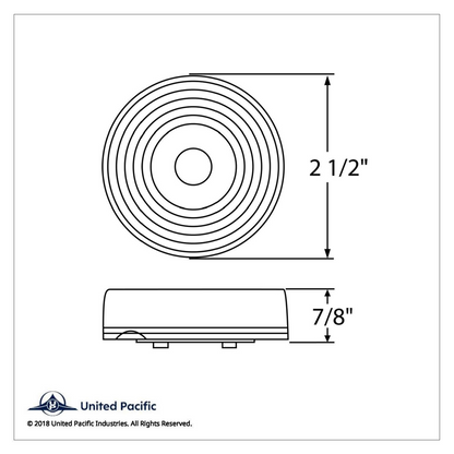 2.5" Round Light Kit (Clearance/Marker) - Red Lens
