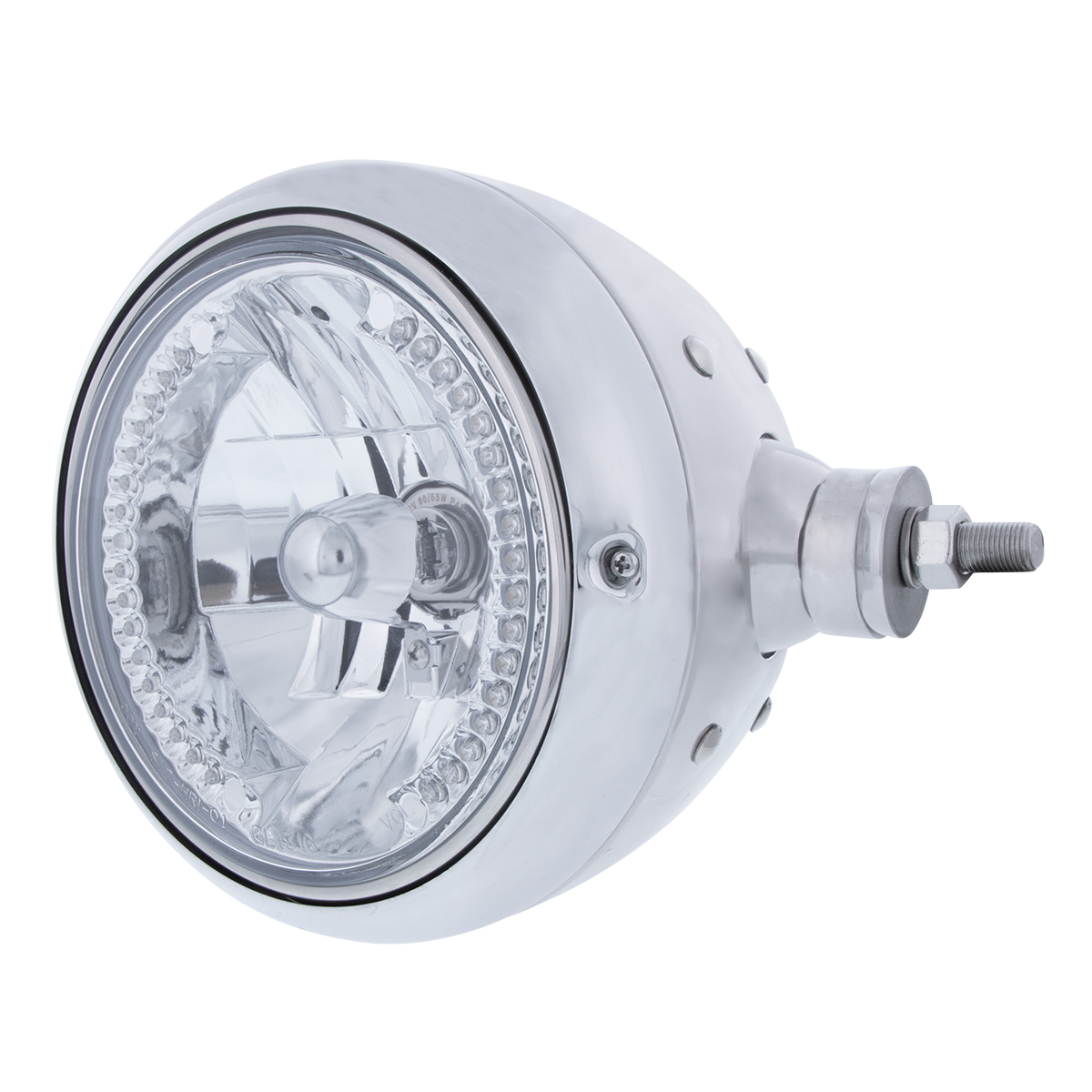 SS Guide 682-C Style Headlight Assembly W/Crystal Lens & 34 LEDs Position Light - R/H (Horizontal Mount)