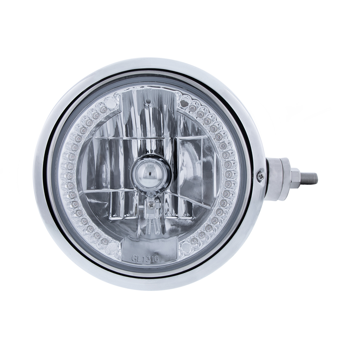 SS Guide 682-C Style Headlight Assembly W/Crystal Lens & 34 LEDs Position Light - R/H (Horizontal Mount)