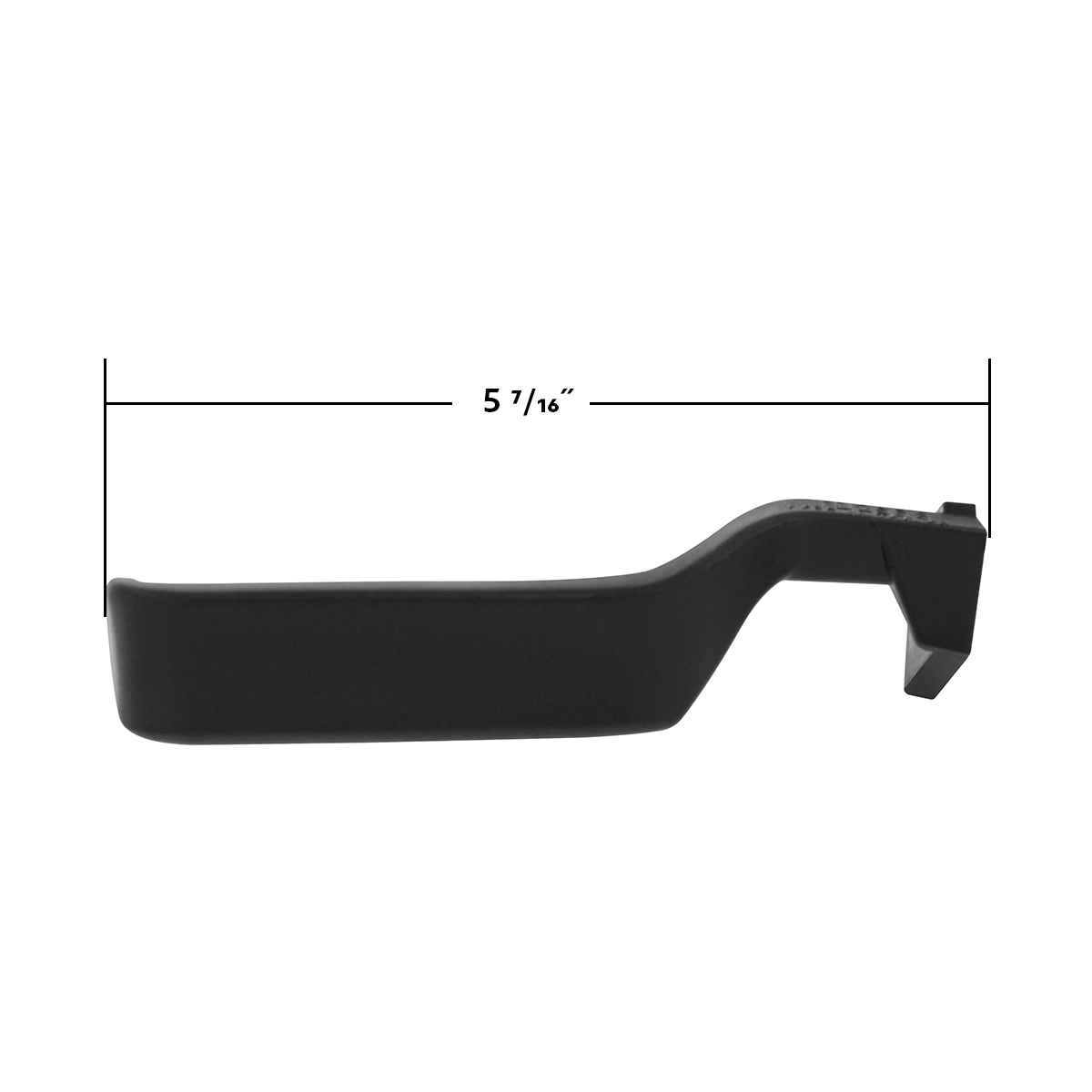 Black Plastic Interior Door Handle For 1987-96 Ford Bronco & Truck - L/H