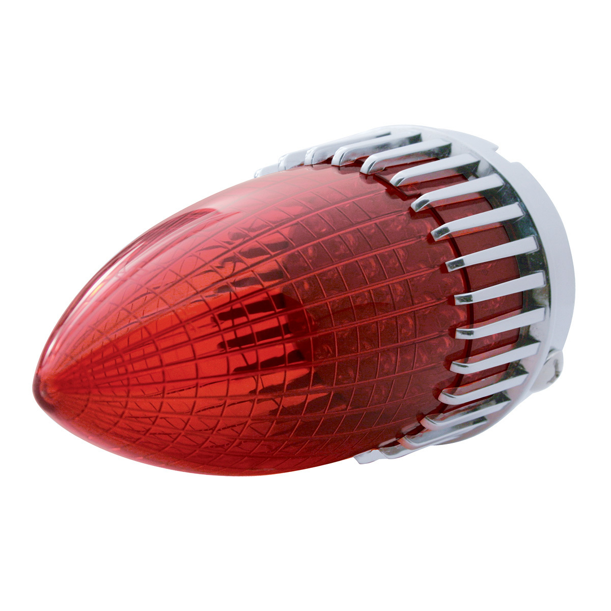 40 LED Tail Light With Chrome Mounting Bezel For 1959 Cadillac