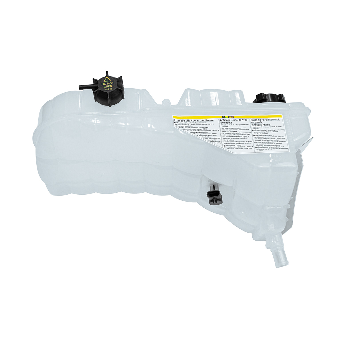 Pressurized Coolant Reservoir & Coolant Level Sensor For 2008-2022 Peterbilt 389 & Kenworth W900
