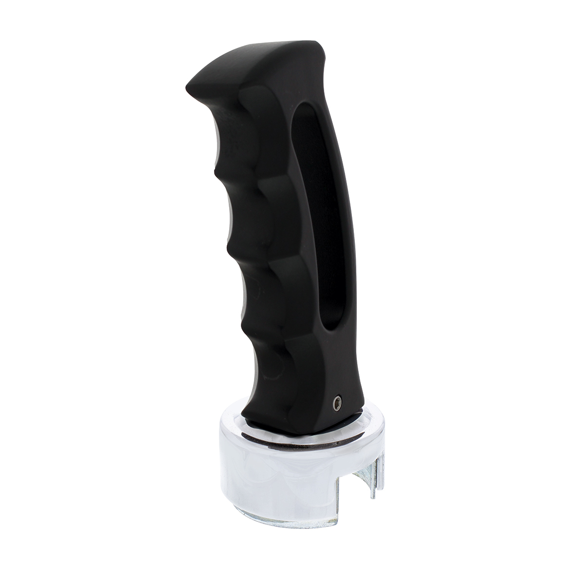 Slot Style Gearshift Knob With 13/15/18 Speed Adapter - Black