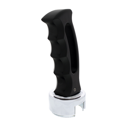 Slot Style Gearshift Knob With 13/15/18 Speed Adapter - Black