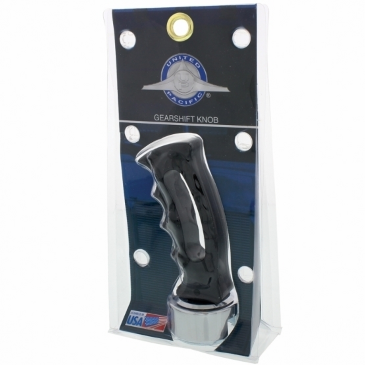 Slot Style Gearshift Knob With 13/15/18 Speed Adapter - Black