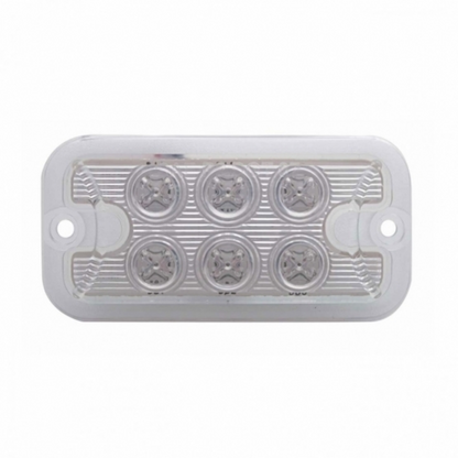 6 LED Dual Function Light - Amber LED/Clear Lens