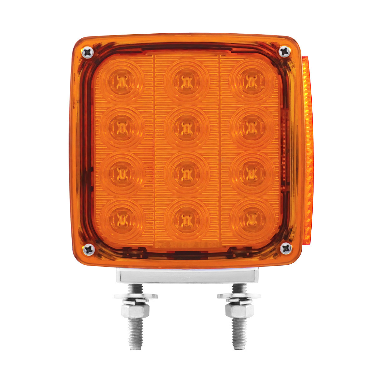 27 LED Double Face Turn Signal Light (Driver) - Amber & Red LED/Amber & Red Lens