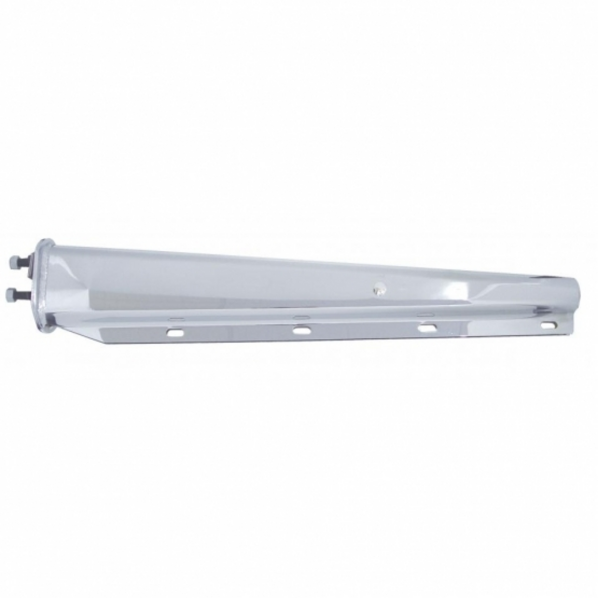 30" Chrome Heavy Duty Mud Flap Hangers - 1-1/8" Bolt Pattern (Pair)