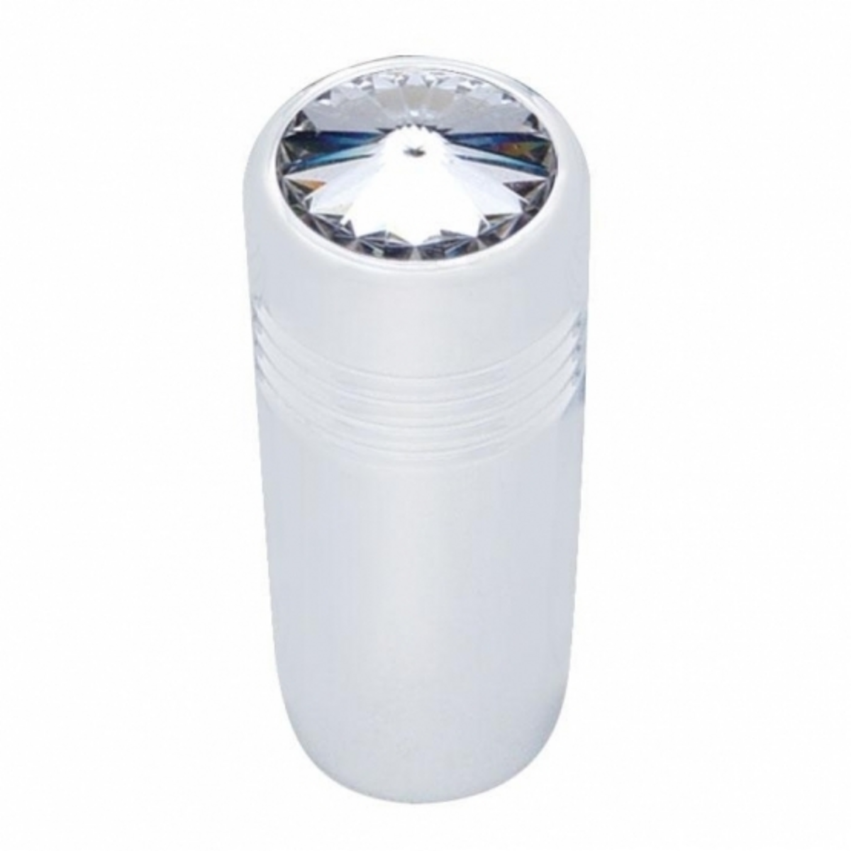 1-5/8" Short Toggle Switch Extension With Color Crystal - Clear Crystal