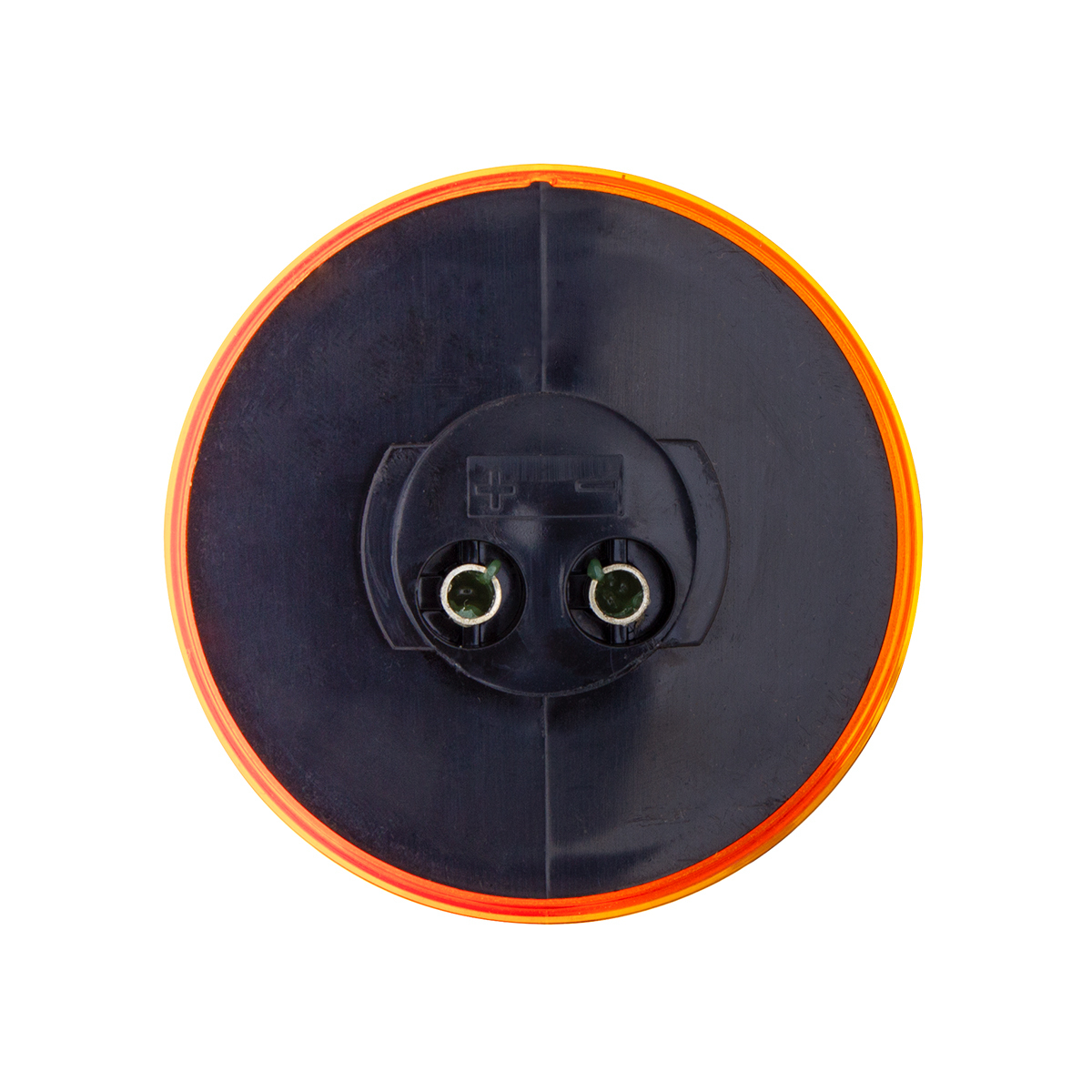 Abyss 4 LED 2" Round Clearance/Marker Light - Amber LED/Amber Lens