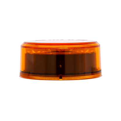 Abyss 4 LED 2" Round Clearance/Marker Light - Amber LED/Amber Lens