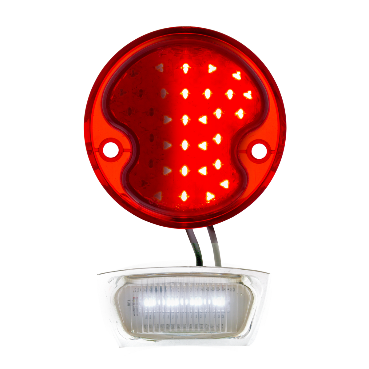 34 LED Sequential Tail Light With 4 LED License Plate Light For 1932 Ford Car/Truck - L/H