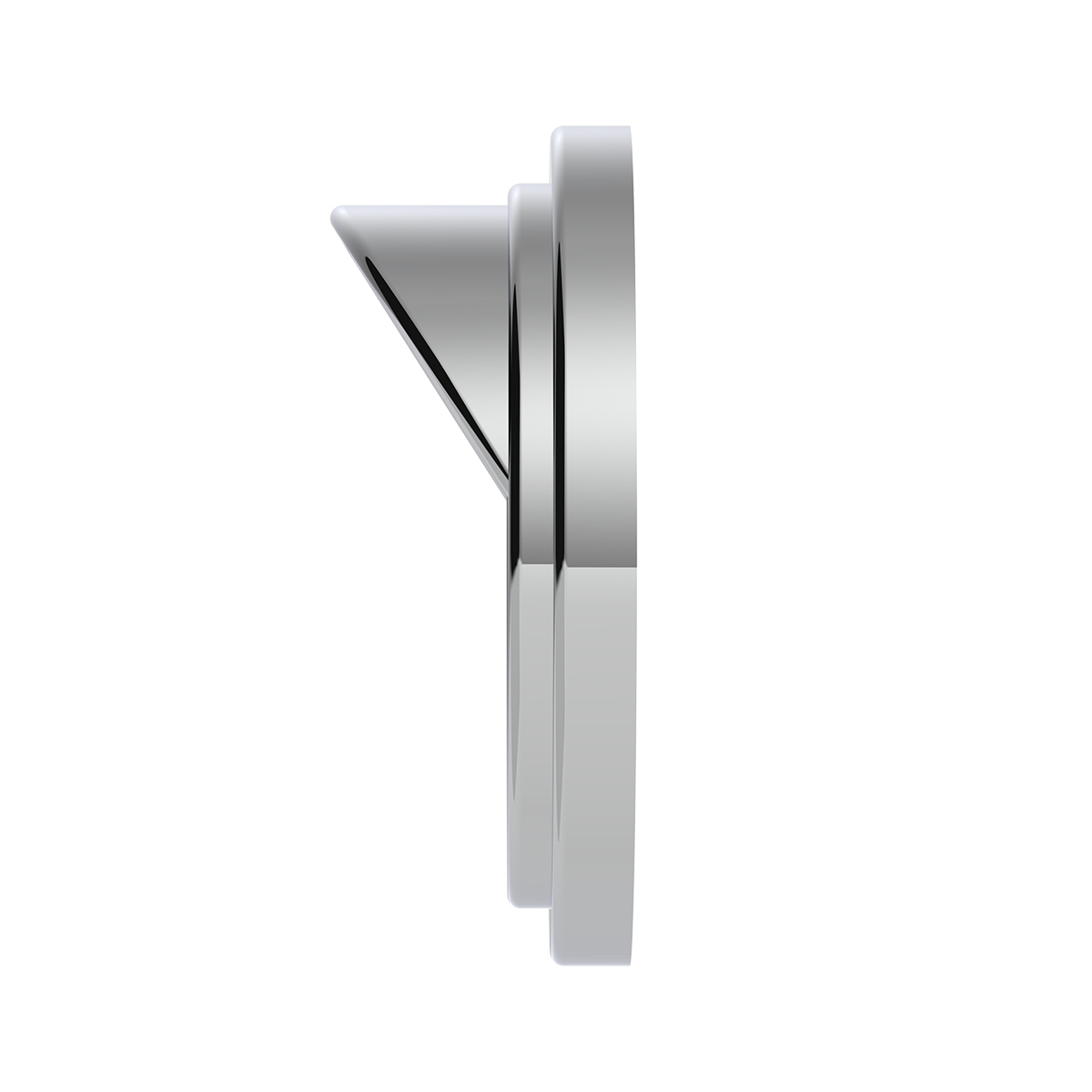 Chrome Plastic Small Gauge Cover With Visor For Freightliner