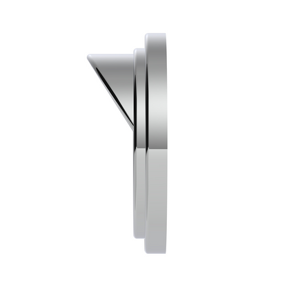 Chrome Plastic Small Gauge Cover With Visor For Freightliner