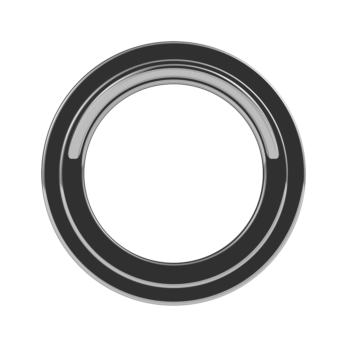 Chrome Plastic Small Gauge Cover With Visor For Freightliner