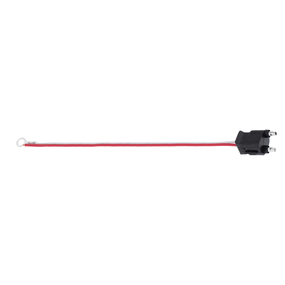 2 Wire Pigtail With 2 Prong Straight Plug - 12" Lead (50-Pack)