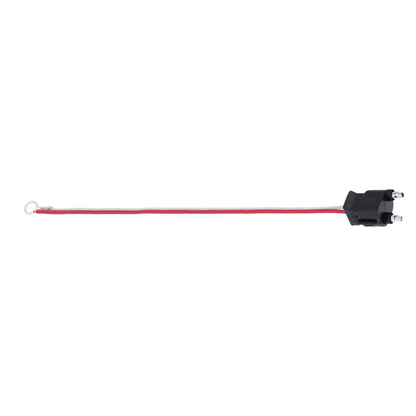 2 Wire Pigtail With 2 Prong Straight Plug - 12" Lead (50-Pack)