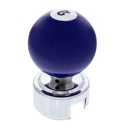 Number 2 Pool Ball Gearshift Knob For 13/15/18 Speed Eaton Style Shifters