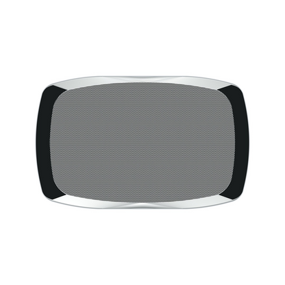 Chrome Rectangular Speaker Cover For Peterbilt 389 (2008+), 388 (2008-2014),& 335 (2006-2014)