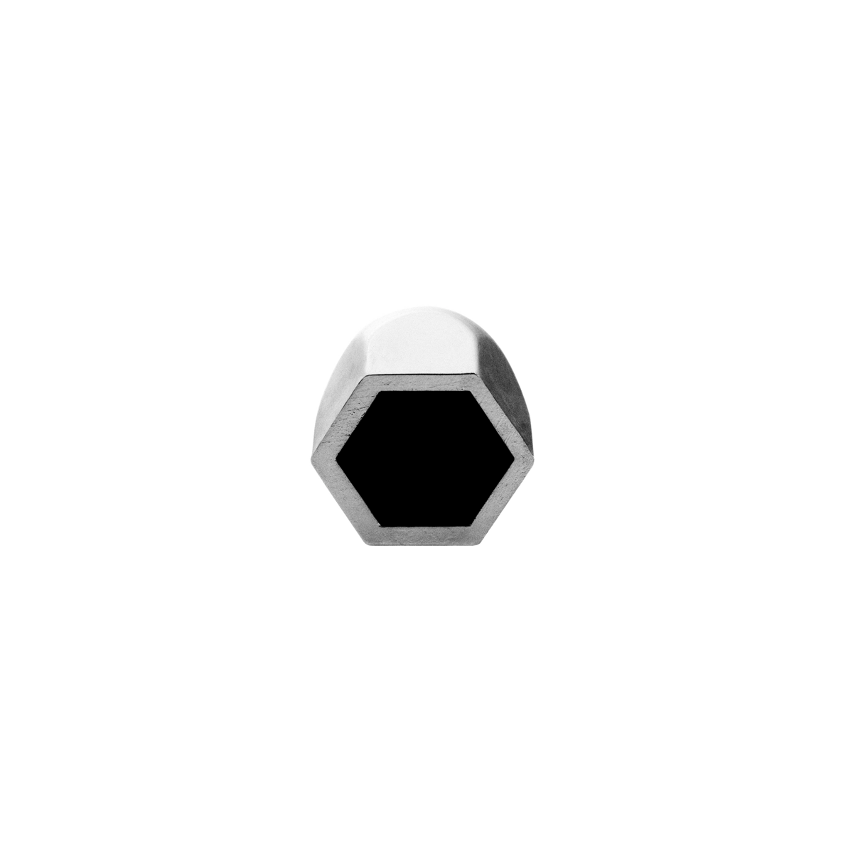 7/16" x 3/4" Chrome Plastic Bullet Nut Covers - Push-On (50-Pack)