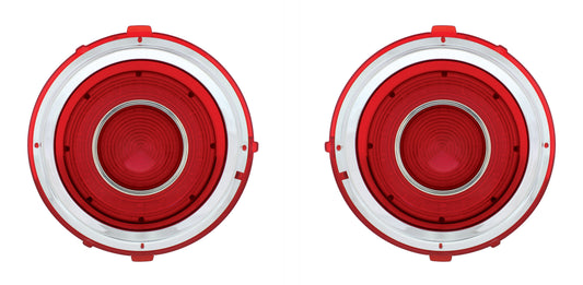 Tail Light Lens (2pcs) For 1970-73 Chevy Camaro Rally Sport - L/H and R/H